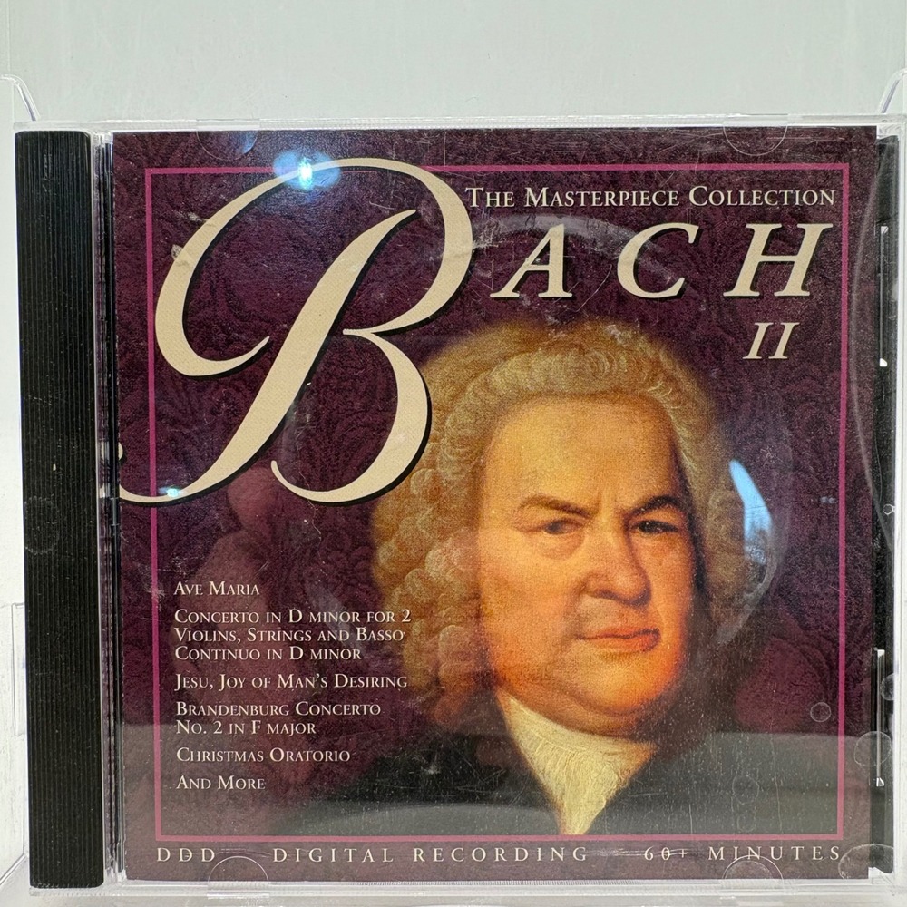 Johann Sebastian Bach II The Masterpiece Collection Classical CD Regency Music